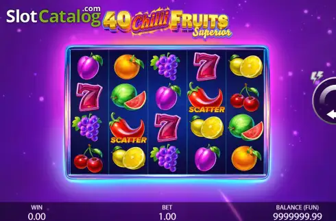Скрин2. 40 Chilli Fruits Superior слот