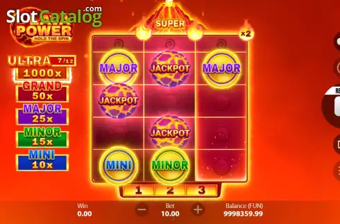 Скрин3. Lava Power: Hold the Spin слот