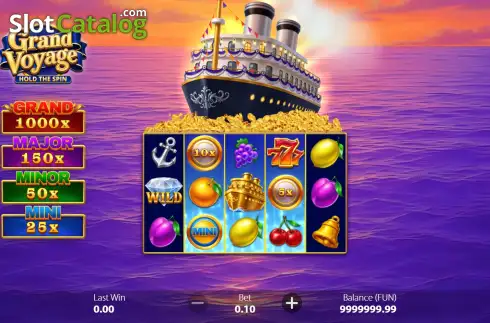 Скрин2. Grand Voyage: Hold the Spin слот