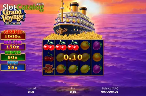 Скрин3. Grand Voyage: Hold the Spin слот