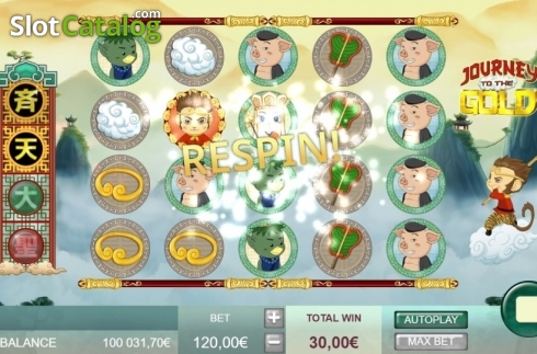 Скрин4. Journey To The Gold слот