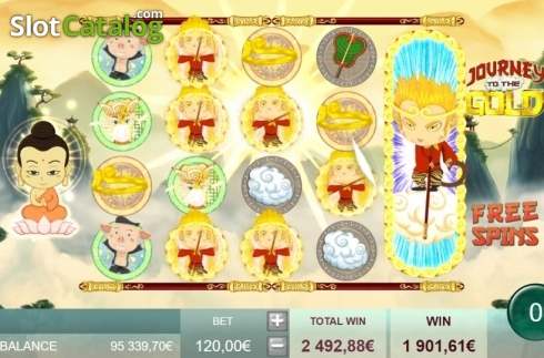 Скрин7. Journey To The Gold слот