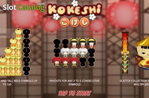 Скрин2. Kokeshi слот