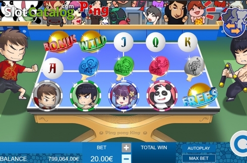 Скрин3. Ping Pong King слот