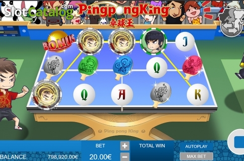 Скрин5. Ping Pong King слот