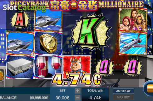 Скрин4. Piggy Bank Millionaire слот