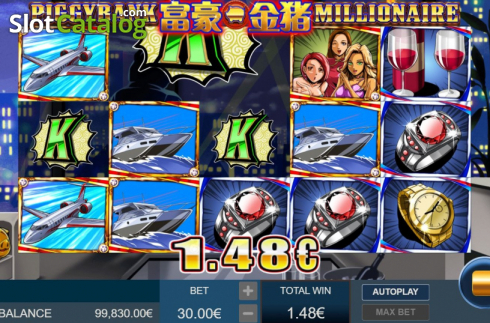 Скрин6. Piggy Bank Millionaire слот