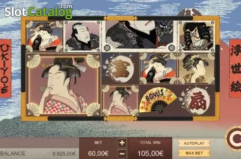 Скрин3. Ukiyo-e слот