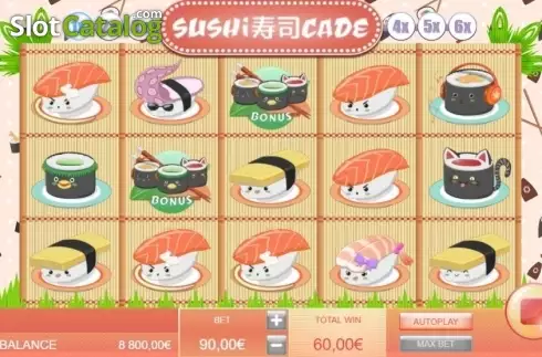 Скрин3. Sushicade слот