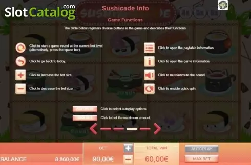 Скрин9. Sushicade слот