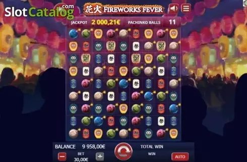 Скрин2. Fireworks Fever слот