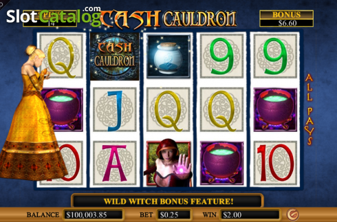 Скрин5. Cash Cauldron слот