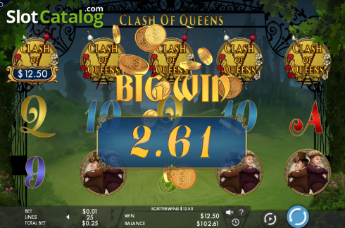 Скрин5. Clash of Queens слот