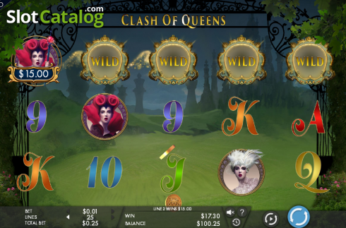 Скрин6. Clash of Queens слот