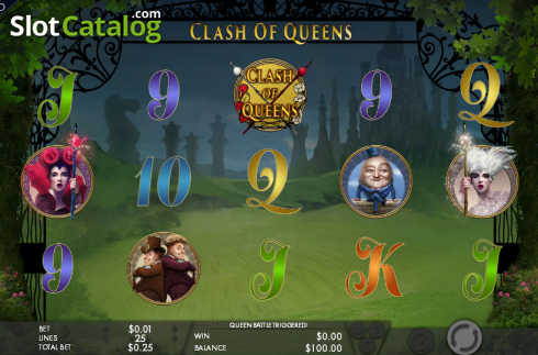 Скрин8. Clash of Queens слот
