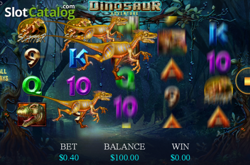 Скрин6. Dinosaur Adventure слот