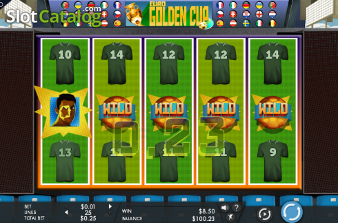 Скрин4. Euro Golden Cup слот