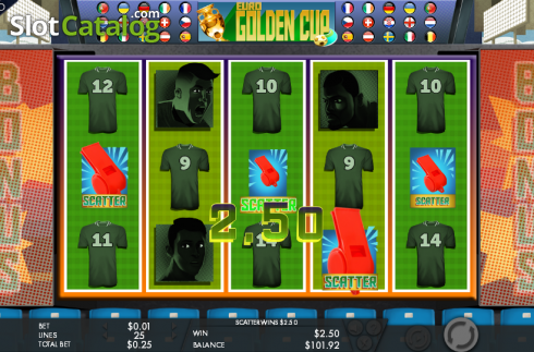 Скрин7. Euro Golden Cup слот