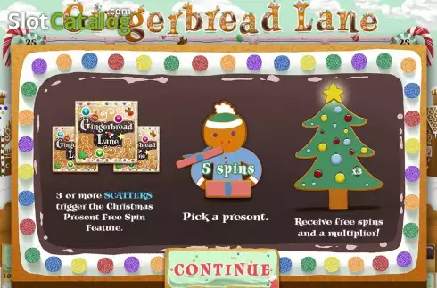 Скрин2. Gingerbread Lane слот