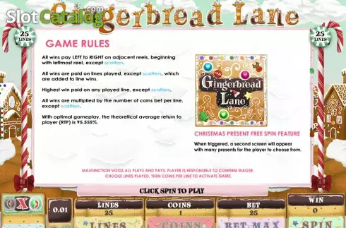 Скрин5. Gingerbread Lane слот
