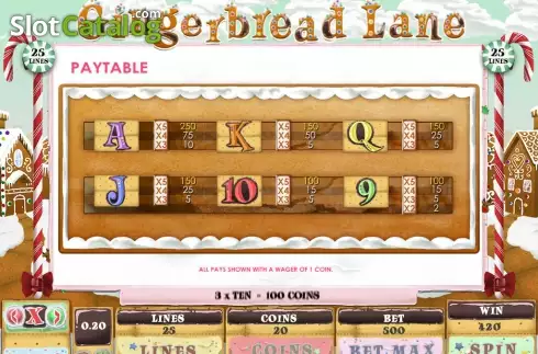 Скрин8. Gingerbread Lane слот