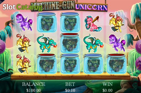 Скрин3. Machine Gun Unicorn слот