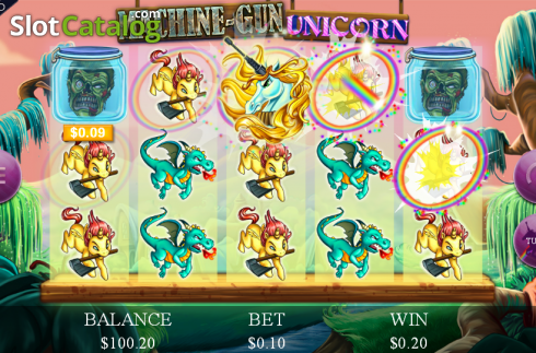 Скрин5. Machine Gun Unicorn слот