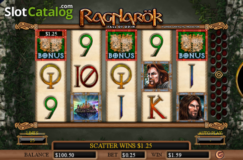 Скрин6. Ragnarok (Genesis) слот