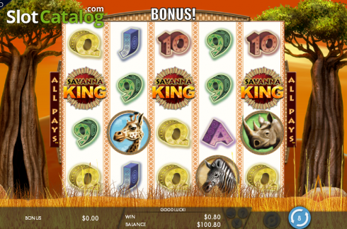 Скрин6. Savanna King слот