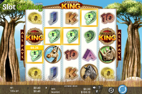 Скрин4. Savanna King слот