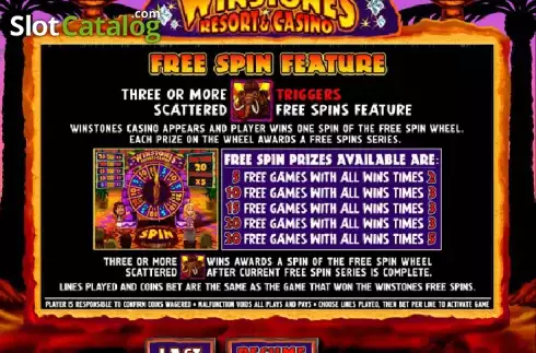 Скрин5. Winstones Resort & Casino слот