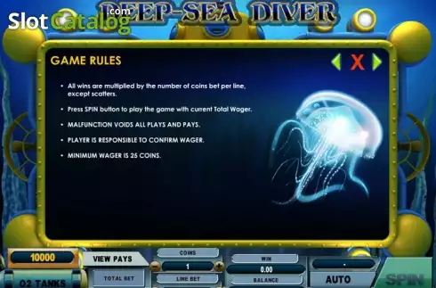 Скрин7. Deep Sea Diver слот