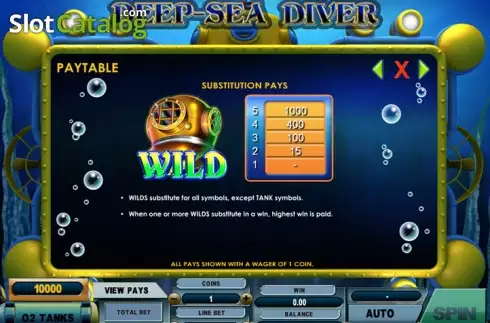 Скрин8. Deep Sea Diver слот