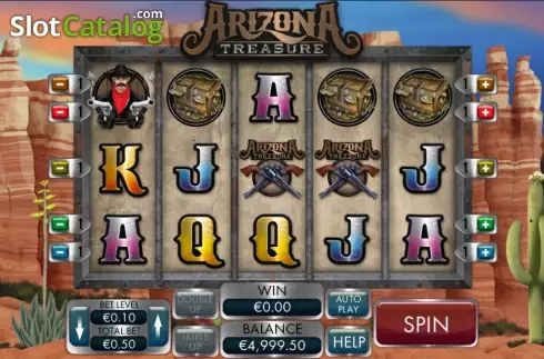 Скрин2. Arizona Treasure слот