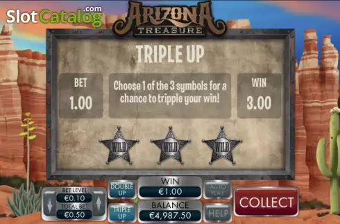 Скрин4. Arizona Treasure слот