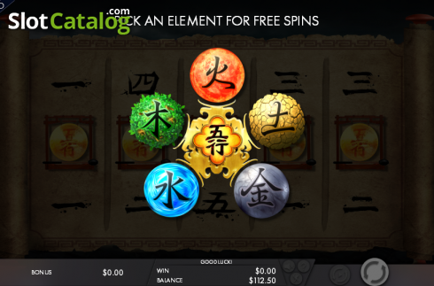 Скрин9. Wu Xing (Genesis) слот