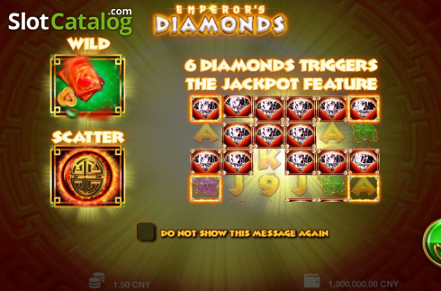 Скрин2. Emperor's Diamond слот