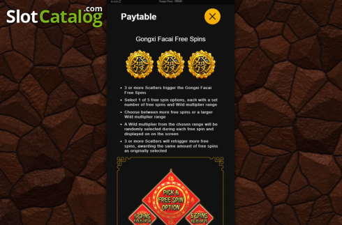 Скрин7. Gongxi Facai слот