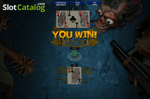 Скрин3. Zombie Blackjack слот