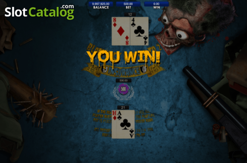 Скрин4. Zombie Blackjack слот