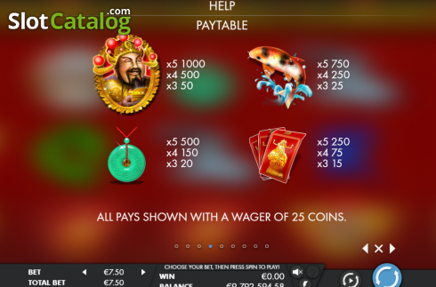 Скрин6. CaiShen's Fortune XL слот