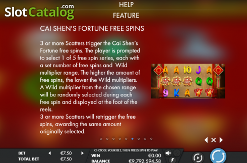 Скрин8. CaiShen's Fortune XL слот