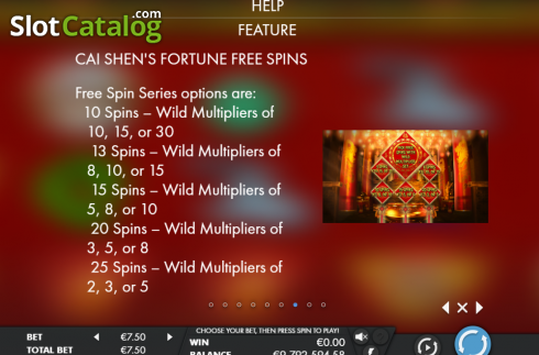Скрин9. CaiShen's Fortune XL слот