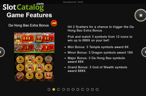 Скрин9. Da Hong Bao Gold слот