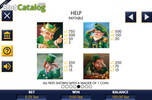 Скрин9. Leprechaun Tales слот