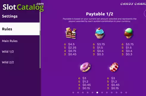 Скрин9. Candy Carnival слот