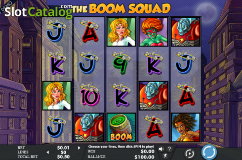 Скрин3. The Boom Squad слот