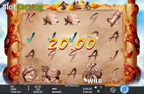 Скрин3. Dragons Scroll слот