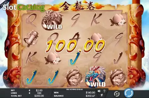 Скрин4. Dragons Scroll слот