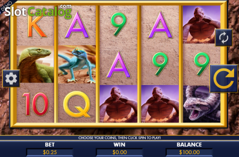 Скрин2. Reptile riches слот